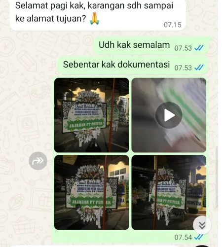 Pengiriman Papan Bunga Selamat Poris Jaya