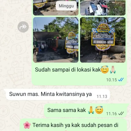 Pengiriman Papan Bunga Duka Poris Jaya