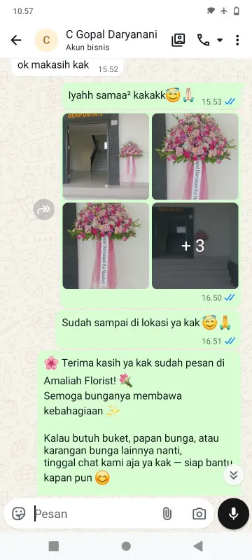 Pengiriman Karangan Bunga Poris Jaya
