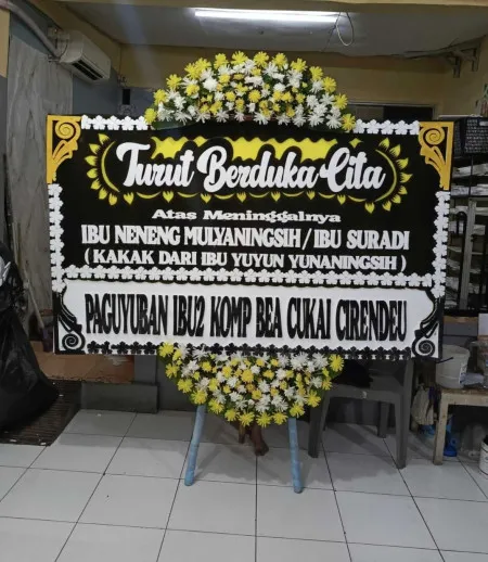 Papan Bunga Duka Poris Jaya